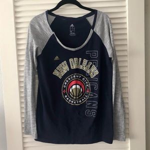 Adidas New Orleans Pelicans long sleeve shirt